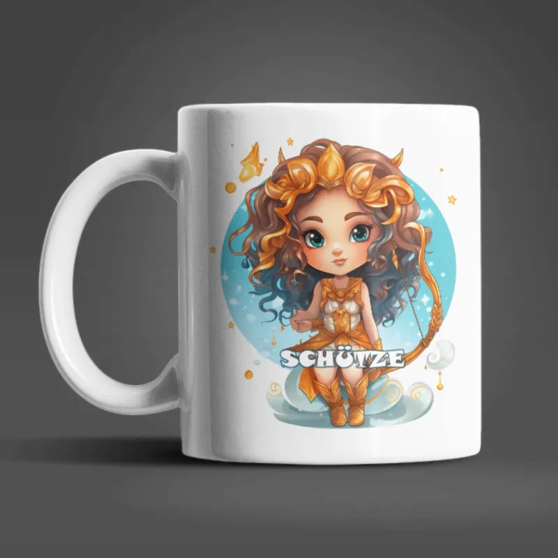 Sternzeichen Tierkreis Kaffeetasse Tasse Geschenkidee Geschenk 330 ml - WS-Trend.de Teetasse