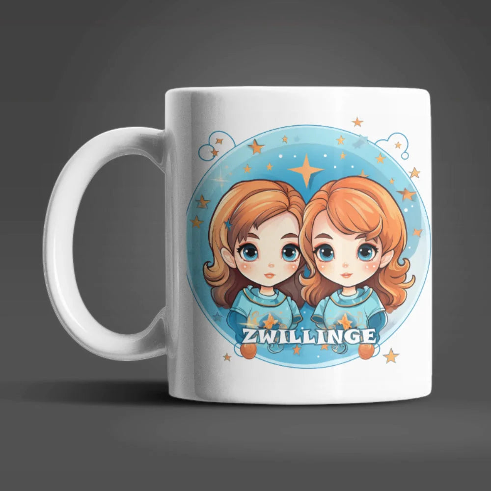 Sternzeichen Tierkreis Kaffeetasse Tasse Geschenkidee Geschenk 330 ml - WS-Trend.de Teetasse