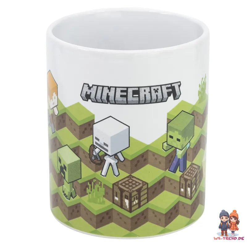 Minecraft Gamer Steve Alex Creeper Kaffeetasse Teetasse Keramik Tasse 330 ml - WS-Trend.de