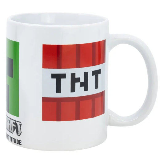 Minecraft Gamer Creeper TNT Kaffeetasse Teetasse Keramik Tasse 325 ml WS Trend.de