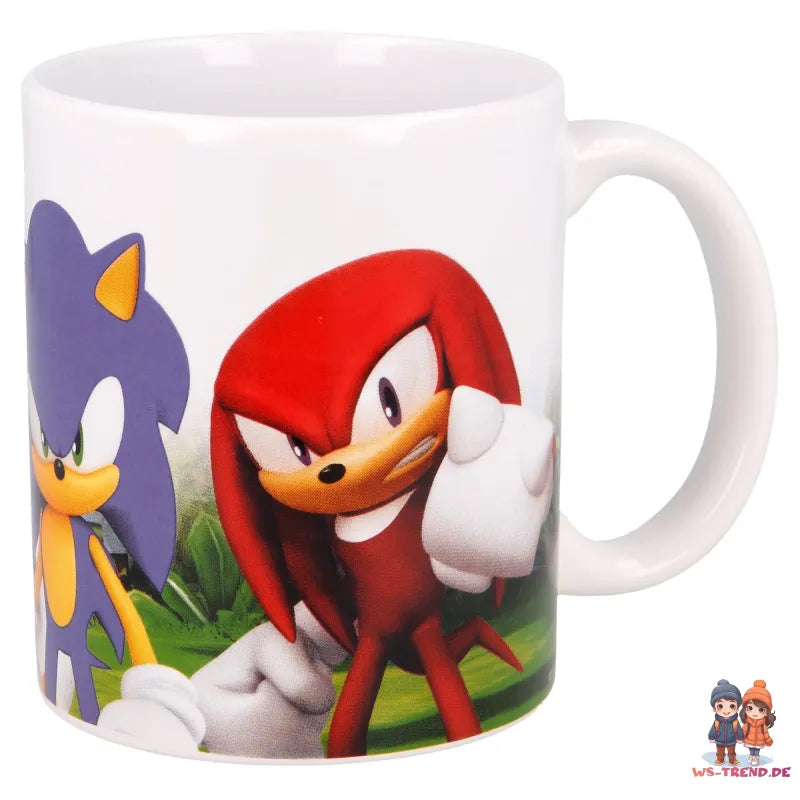 Sonic the Hedgehog Tails Knuckles Kaffeetasse Teetasse Tasse Geschenkidee 330 ml - WS-Trend.de