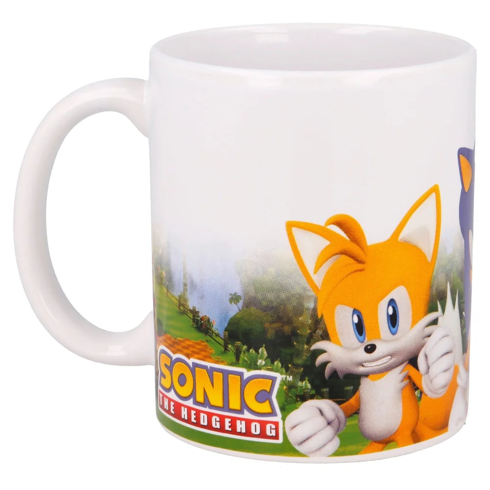 Sonic the Hedgehog Tails Knuckles Kaffeetasse Teetasse Tasse Geschenkidee 330 ml - WS-Trend.de