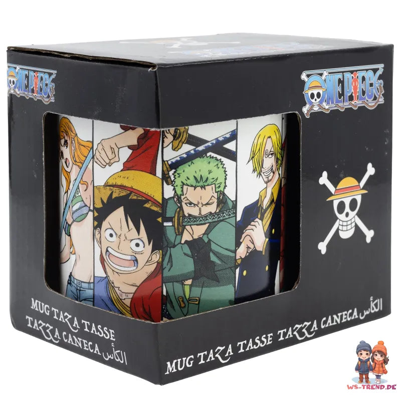 Anime One Piece Ruffy Crew Teetasse Tasse Kaffeetasse Geschenkidee 325 ml - WS-Trend.de