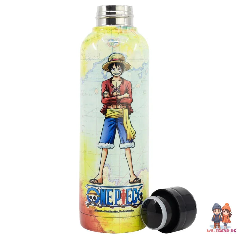 Anime One Piece Ruffy Edelstahl Wasserflasche Trinkflasche Flasche 515 ml - WS-Trend.de