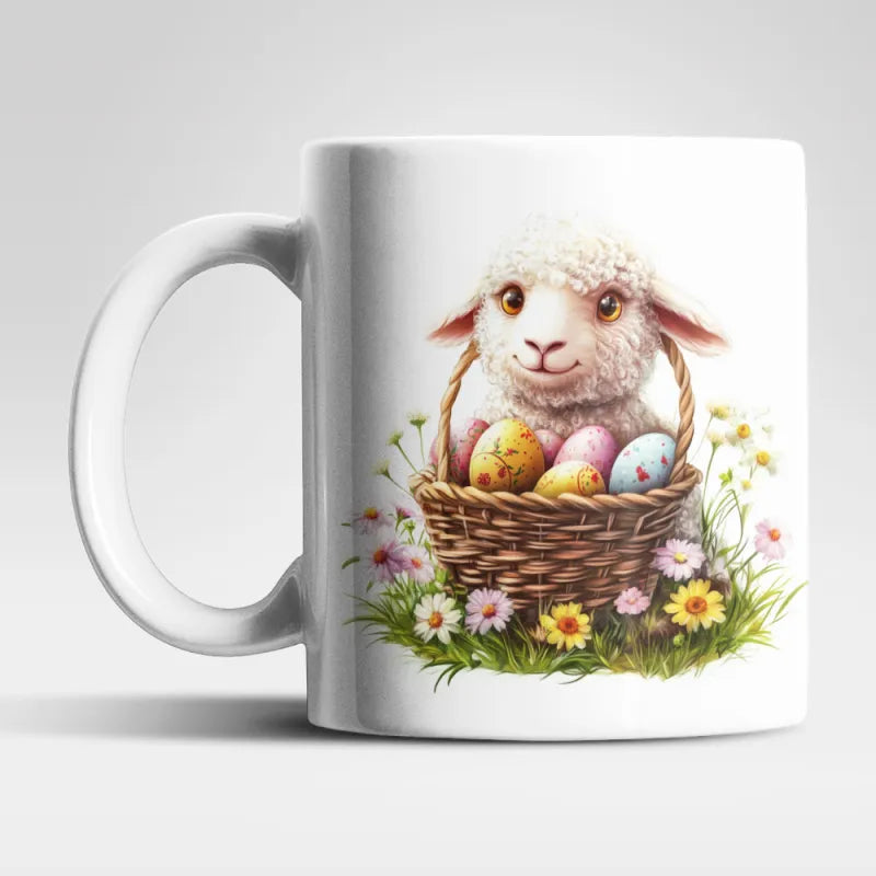 Ostern Schaaf Ostereier Kaffeetasse Teetasse Tasse Geschenkidee 325 ml - WS-Trend.de