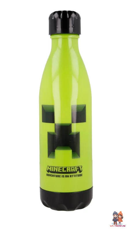 Minecraft Creeper Wasserflasche 660 ml - WS-Trend.de Trinkflasche Flasche in Grün