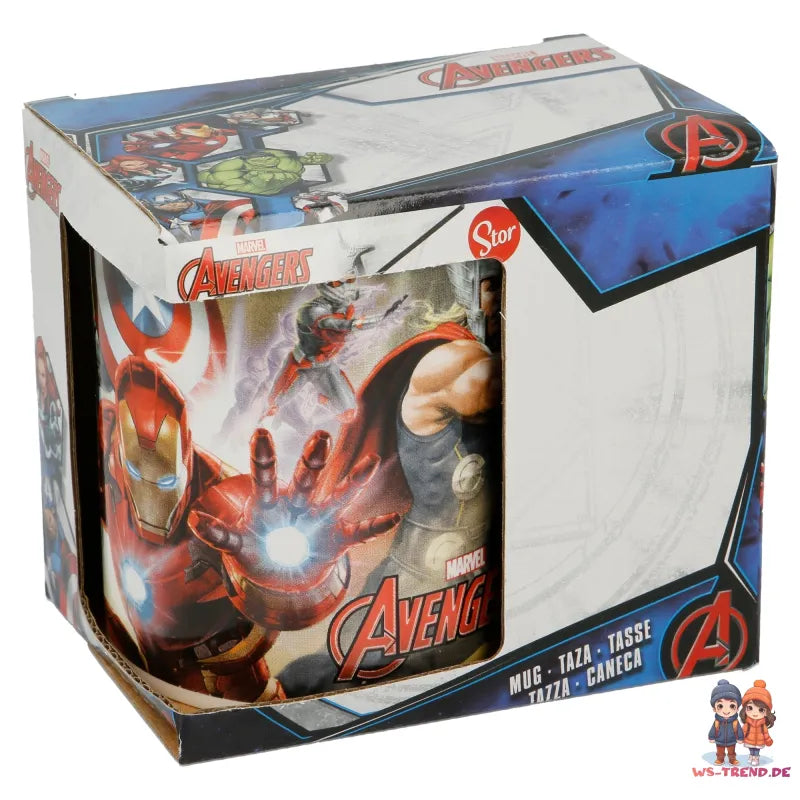 Marvel Avengers Kaffeetasse Teetasse Tasse Geschenkidee 330 ml - WS-Trend.de