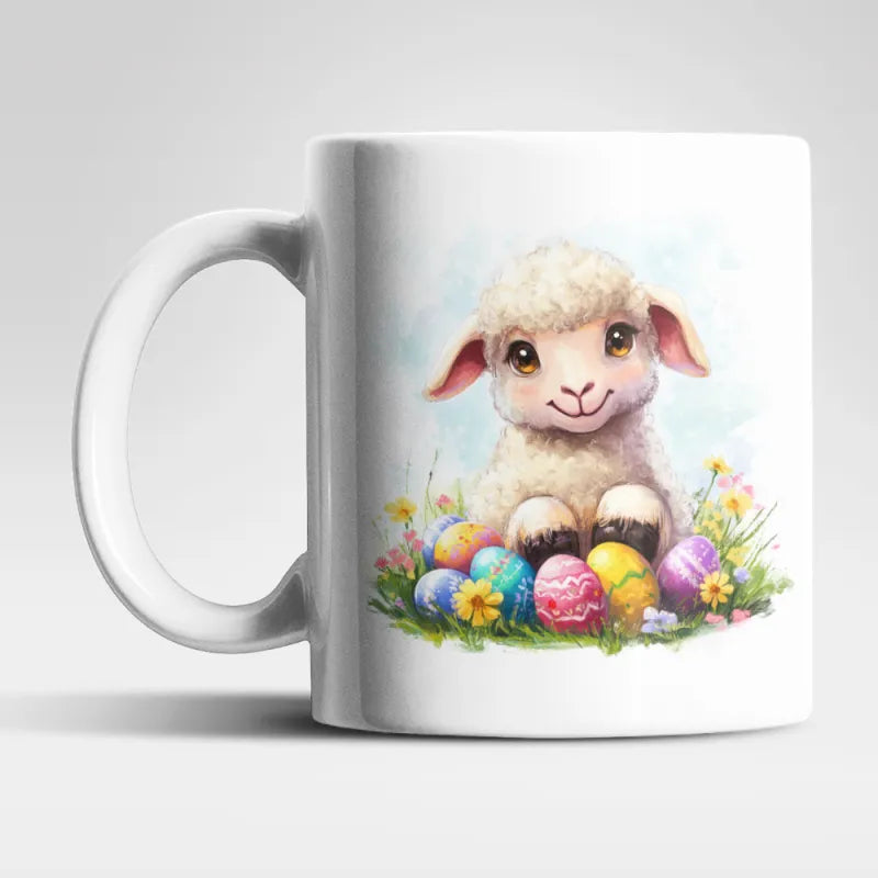 Ostern Schaaf Ostereier Kaffeetasse Teetasse Tasse Geschenkidee 325 ml - WS-Trend.de