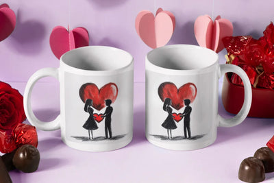 Liebe Love Liebespaar Valentinstag Kaffeetasse Teetasse Tasse Geschenkidee - Ansicht 2