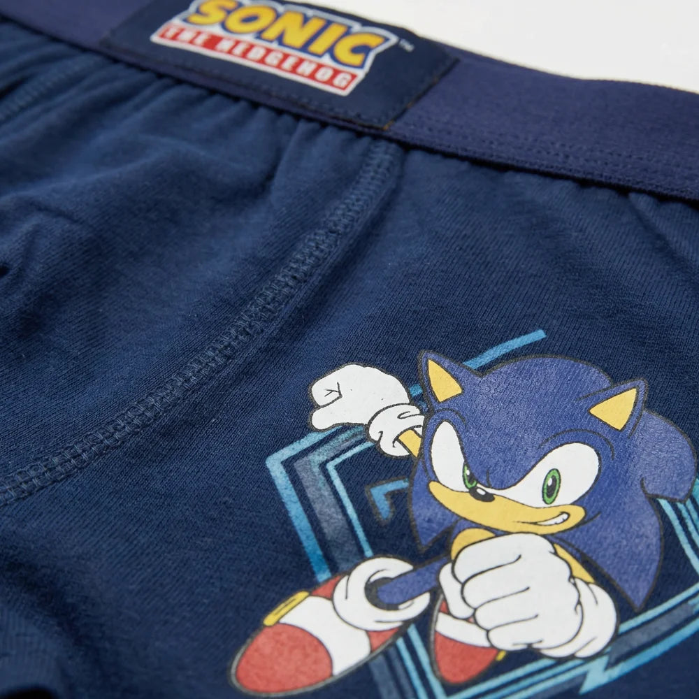 Sonic the Hedgehog Jungen Boxershorts Unterhose 2er Pack - WS-Trend.de