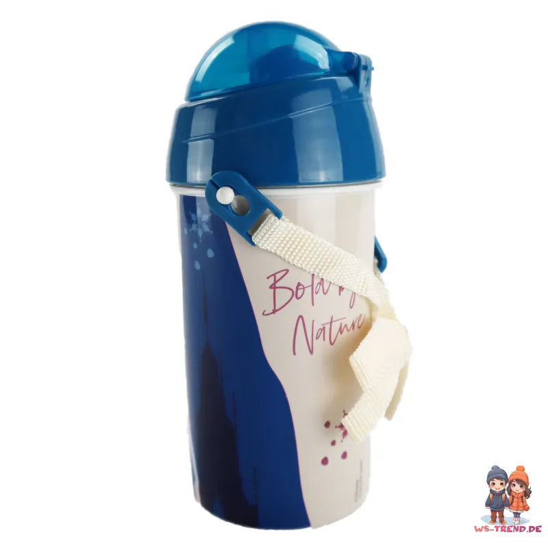 Disney Die Eiskönigin Elsa Flasche mit Trinkhalm Gurt 500 ml - WS-Trend.de Wasserflasche