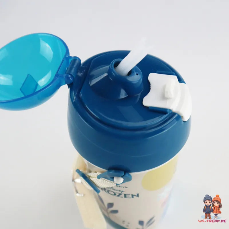 Disney Die Eiskönigin Elsa Flasche mit Trinkhalm Gurt 500 ml - WS-Trend.de Wasserflasche