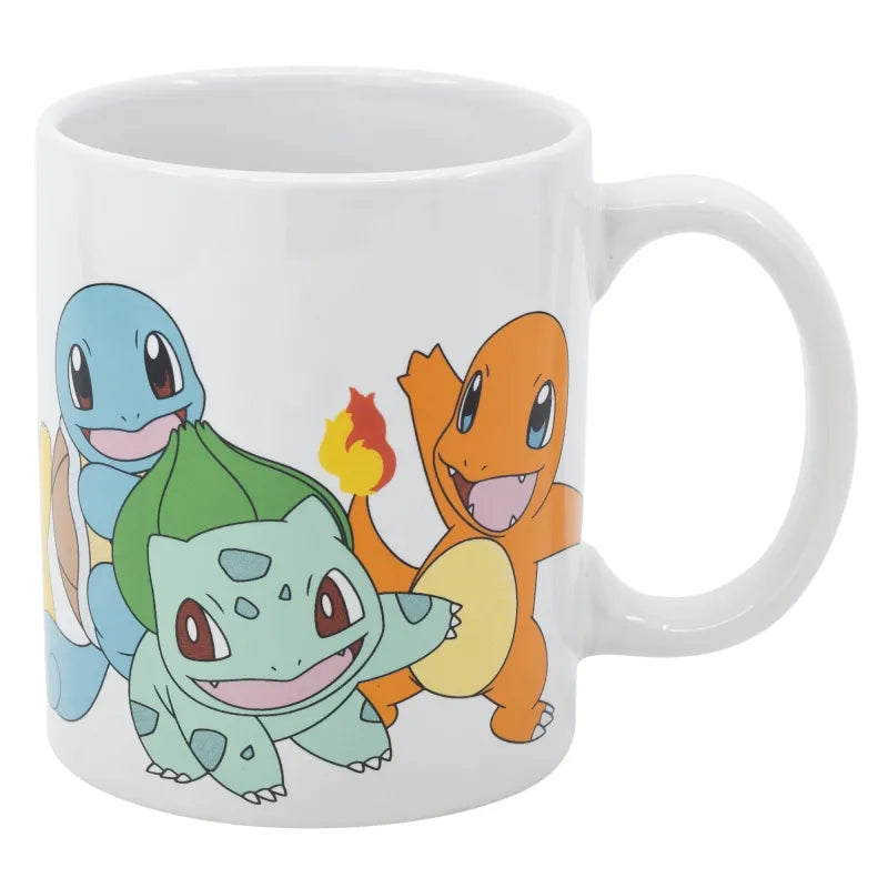 Pokemon Pikachu Bisasam Glumanda Shiggy Kaffeetasse Teetasse 330 ml - WS-Trend.de Tasse Geschenkidee