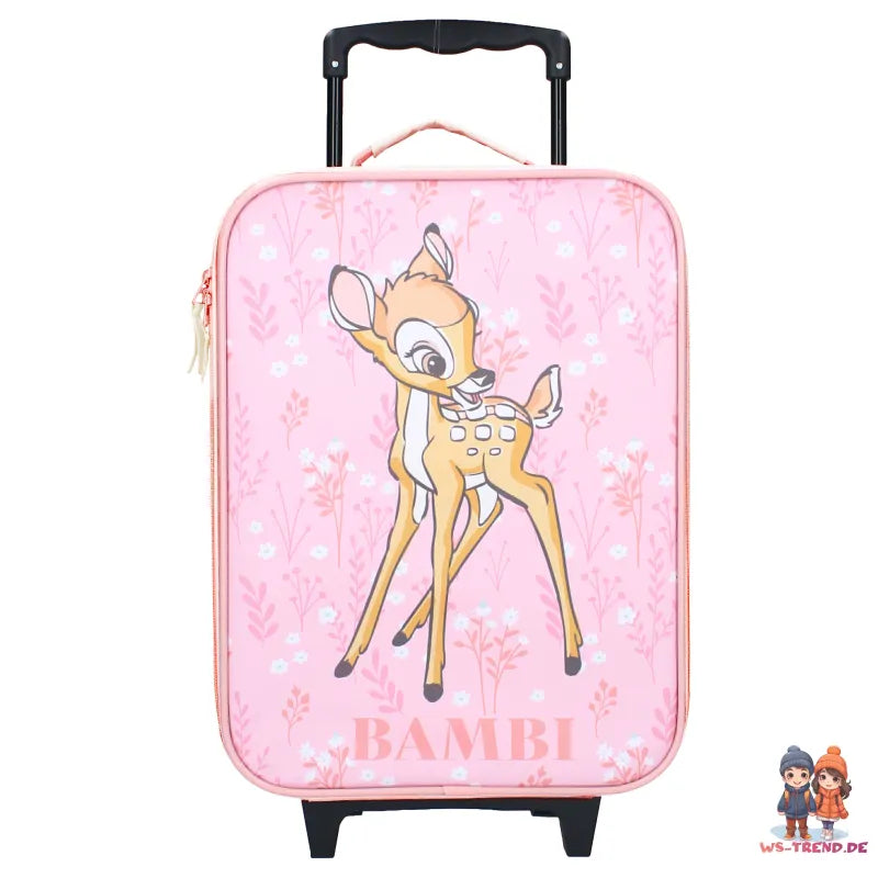 Disney Bambi Kinder 2tlg Set Trolley Kinderkoffer plus Trinkflasche 850 ml - WS-Trend.de
