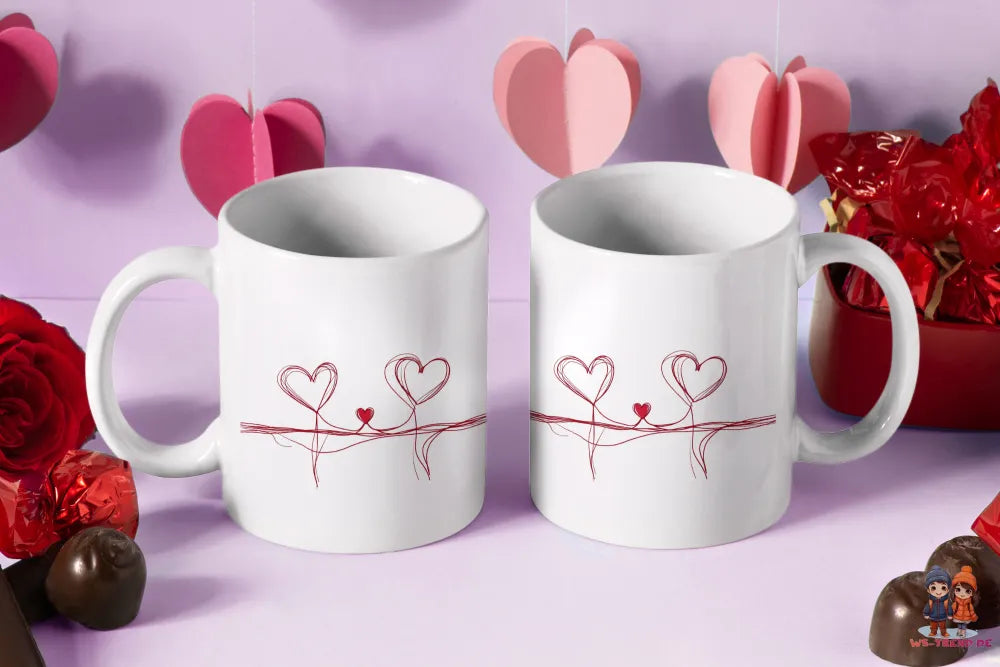 Liebe Love Herz Valentinstag Kaffeetasse Teetasse Tasse Geschenkidee - WS-Trend.de