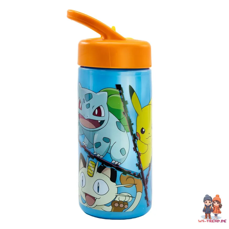 Pokemon Pikachu Bisasam Kinder Wasserflasche - WS-Trend.de