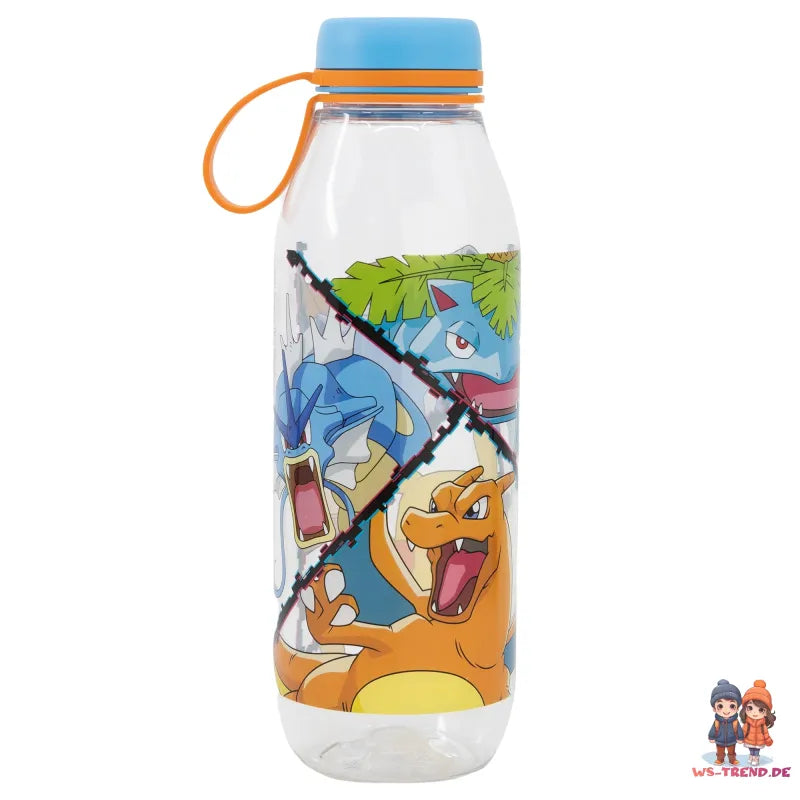 Pokemon Pikachu and Friends Wasserflasche Trinkflasche Flasche 650 ml - WS-Trend.de