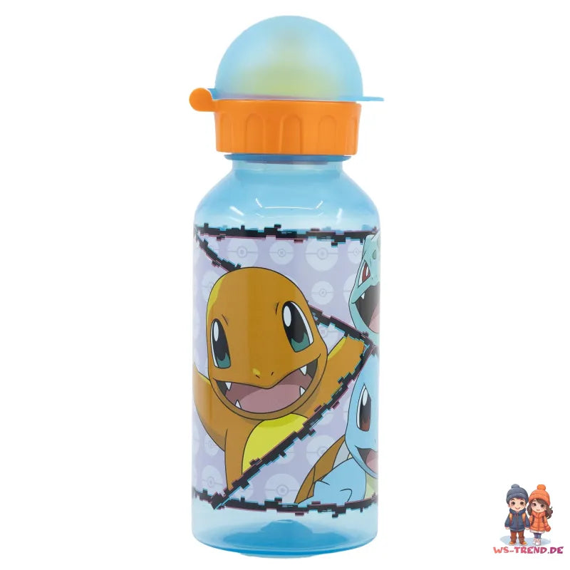 Pokemon Pikachu Kinder 2 tlg. Set 3 Kammern Brotdose Trinkflasche 370 ml - WS-Trend.de