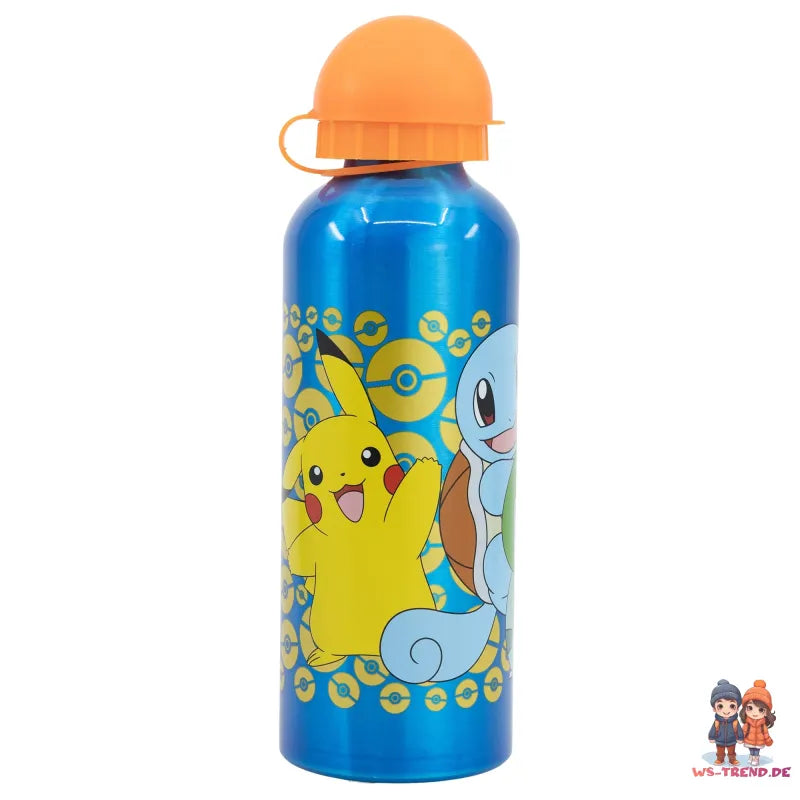 Pokemon Pikachu and Friends ALU Wasserflasche Trinkflasche Flasche 530 ml - WS-Trend.de