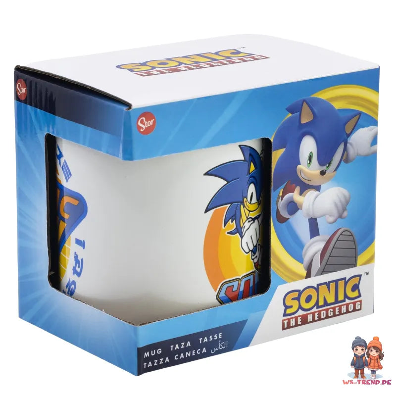 Sonic the Hedgehog Kaffeetasse Teetasse Tasse Geschenkidee 325 ml - WS-Trend.de