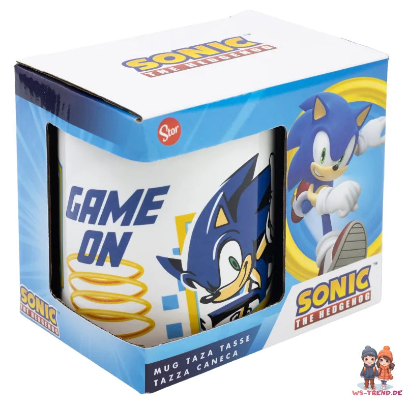 Sonic the Hedgehog Kaffeetasse Teetasse Tasse Geschenkidee 330 ml - WS-Trend.de