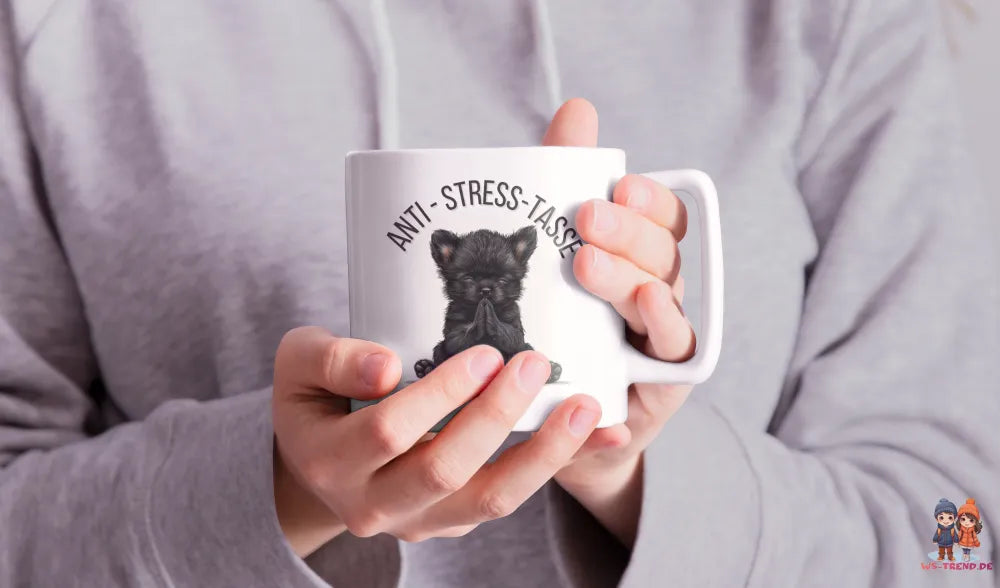 Anti Stress Baby Hund Welpe Kaffeetasse Teetasse Tasse Geschenkidee 325 ml - WS-Trend.de