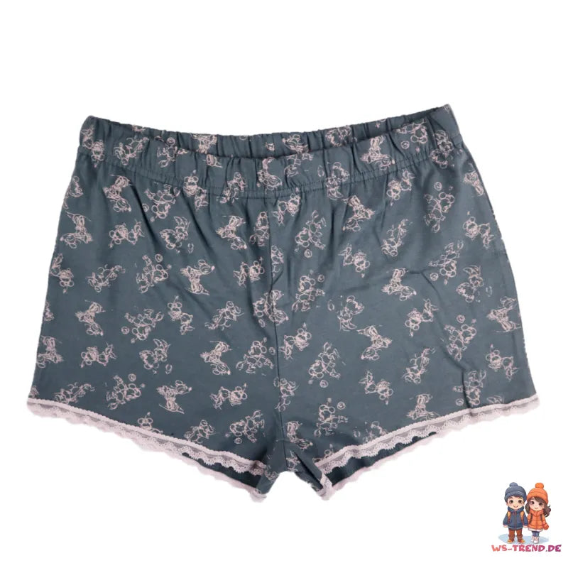 Disney Minnie Maus 100 Years Jugend Pyjama - WS-Trend.de Mädchen kurzarm Schlafanzug 140-164 Baumwolle