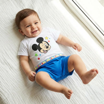 Disney Mickey Maus Baby Kleinkind kurzarm Body Strampler - Ansicht 2