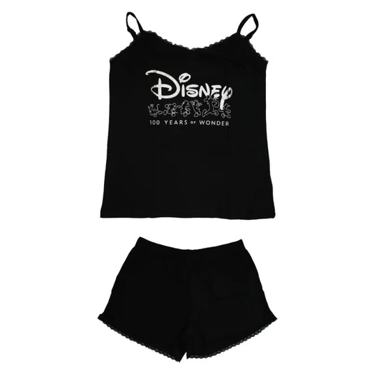 Disney 100 Years Minnie Mickey Maus Damen Schlafshirt Shorts - WS-Trend.de