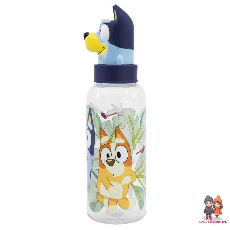 Disney Bluey 3D Kopf Kinder Wasserflasche Trinkflasche Flasche 560 ml - WS-Trend.de