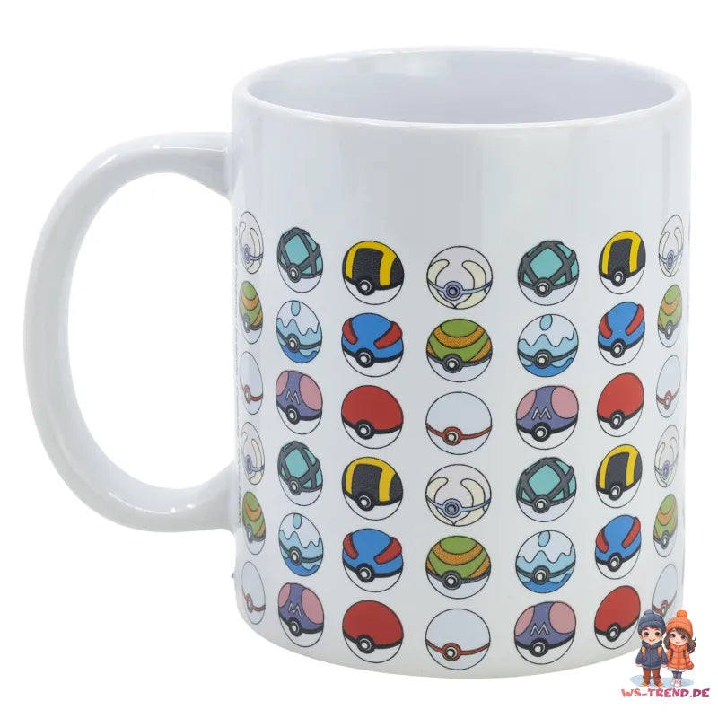 Pokemon Pikachu Pokeball Kaffeetasse Teetasse Tasse Geschenkidee 325 ml - WS-Trend.de