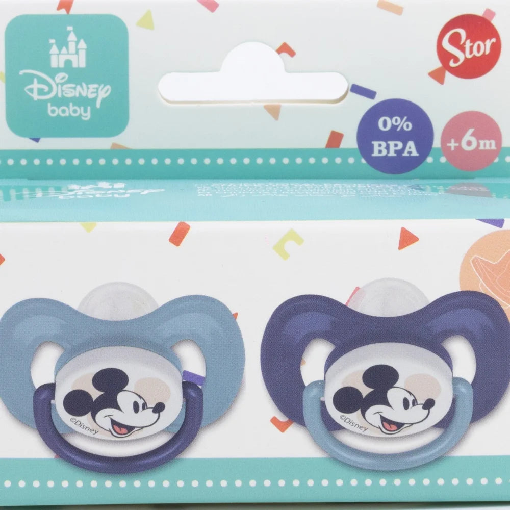 Disney Baby Mickey Maus 2er Pack Schnuller BPA Frei ab 6 Monate - WS-Trend.de