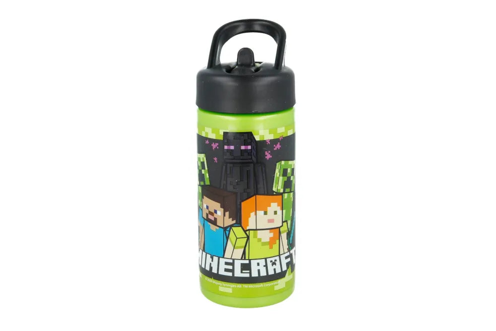 Minecraft Creeper Alex Steve Kinder Wasserflasche - WS-Trend.de Trinkflasche Flasche 410 ml