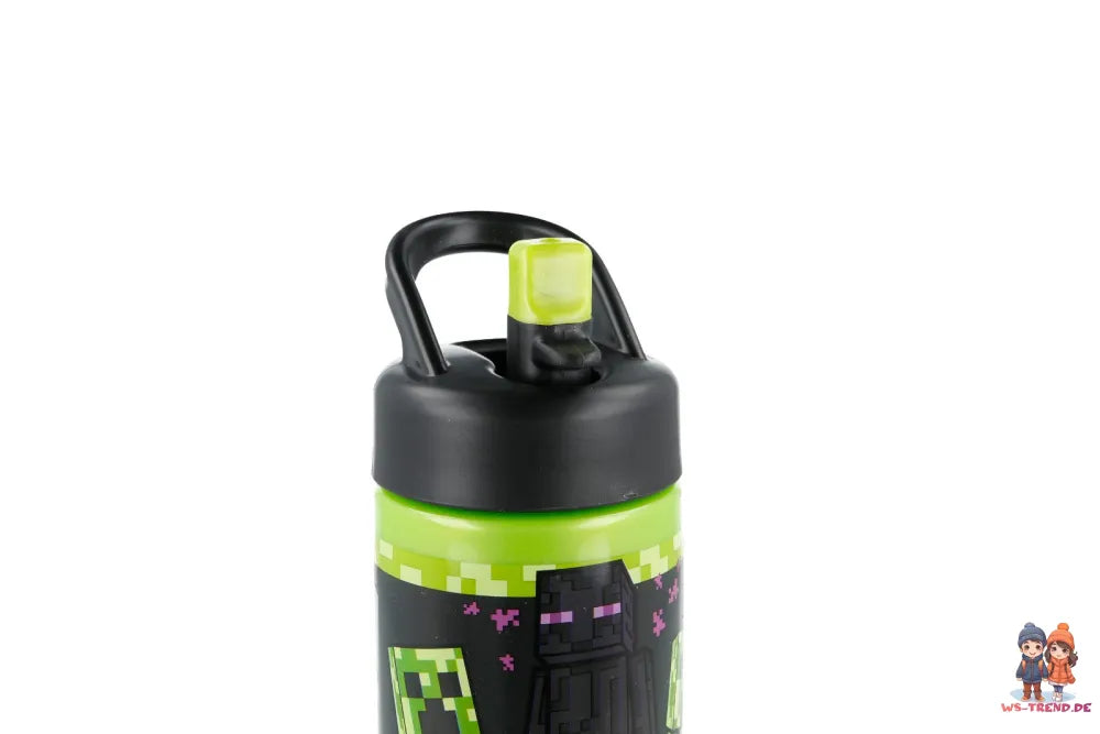 Minecraft Creeper Alex Steve Kinder Wasserflasche - WS-Trend.de Trinkflasche Flasche 410 ml