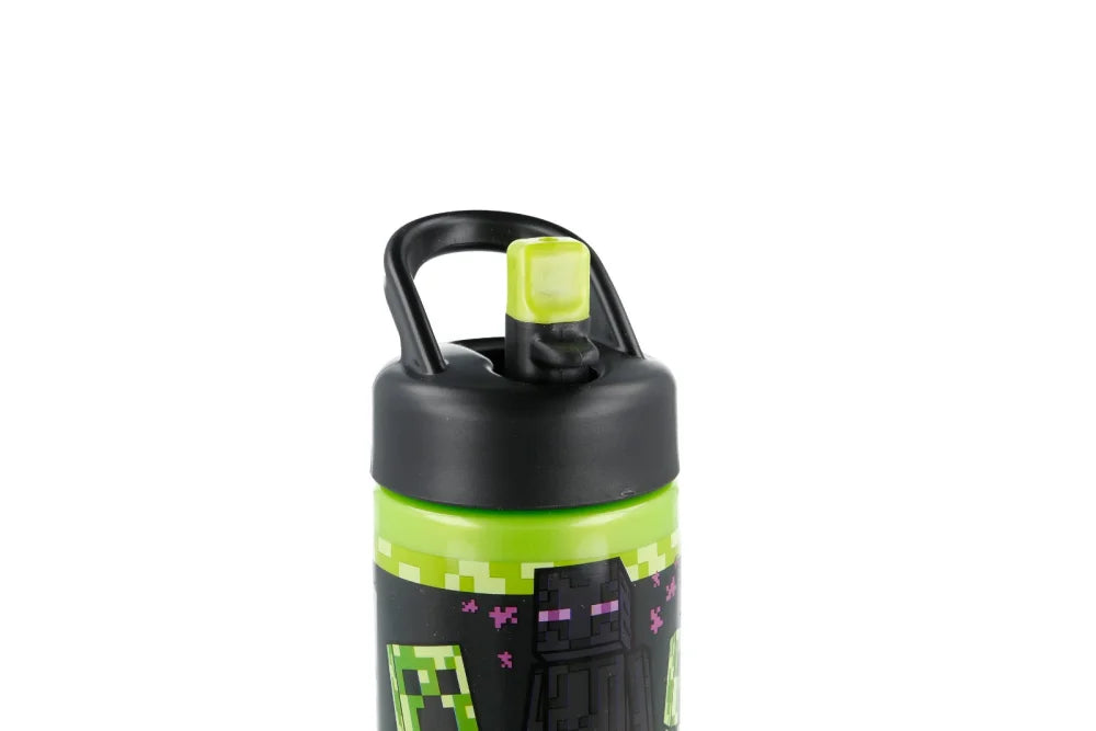 Minecraft Creeper Alex Steve Kinder Wasserflasche - WS-Trend.de Trinkflasche Flasche 410 ml