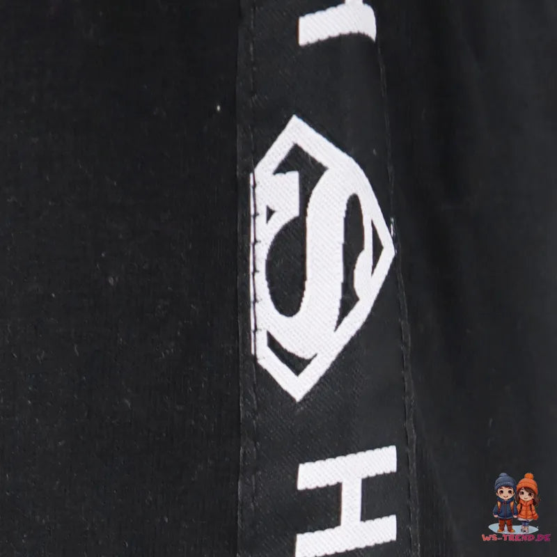 DC Comics Superman Kinder Jogginghose Hose - WS-Trend.de Sporthose 104 bis 134 Blau Schwarz
