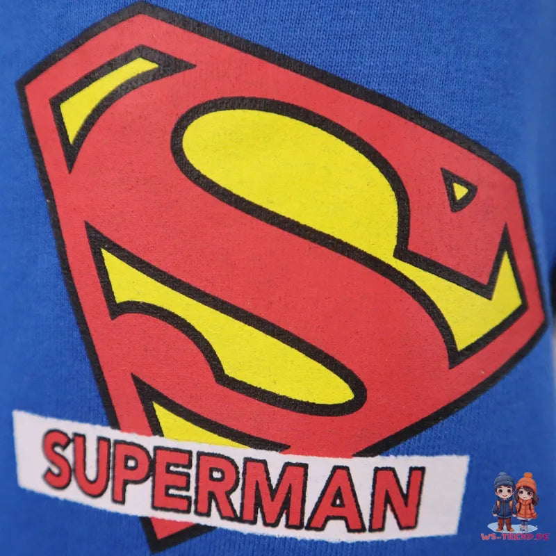 DC Comics Superman Kinder Jogginghose Hose - WS-Trend.de Sporthose 104 bis 134 Blau Schwarz