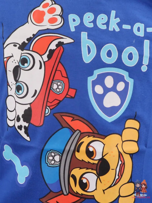 Paw Patrol Chase Marshall Kinder langarm Shirt - WS-Trend.de Jungen Langarmshirt 98-128 Baumwolle