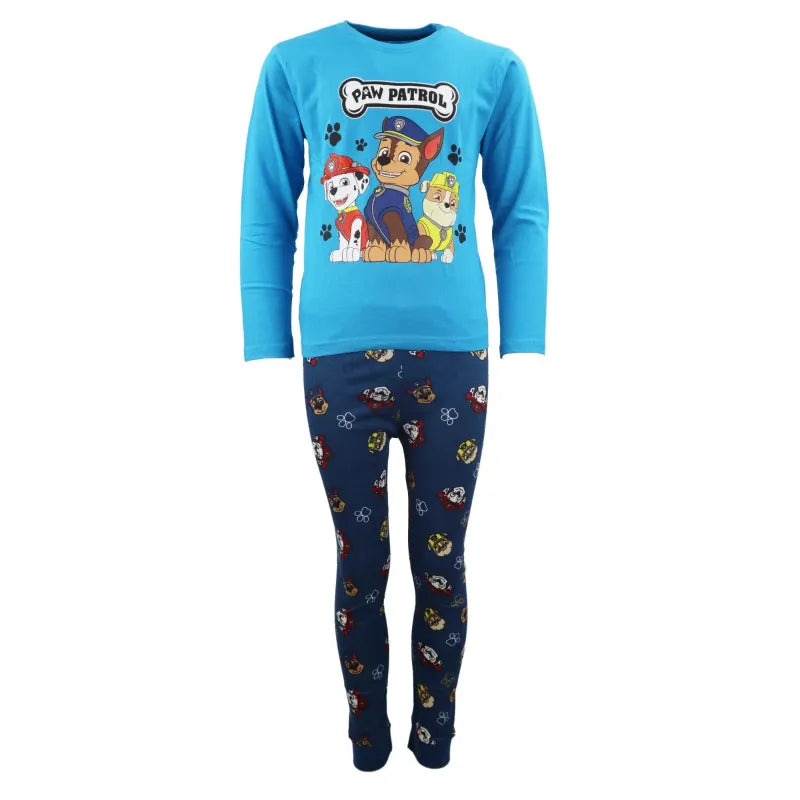 Paw Patrol Jungen Kinder Schlafanzug Pyjama lang - WS-Trend.de Nachtwäsche 98 - 128 Baumwolle