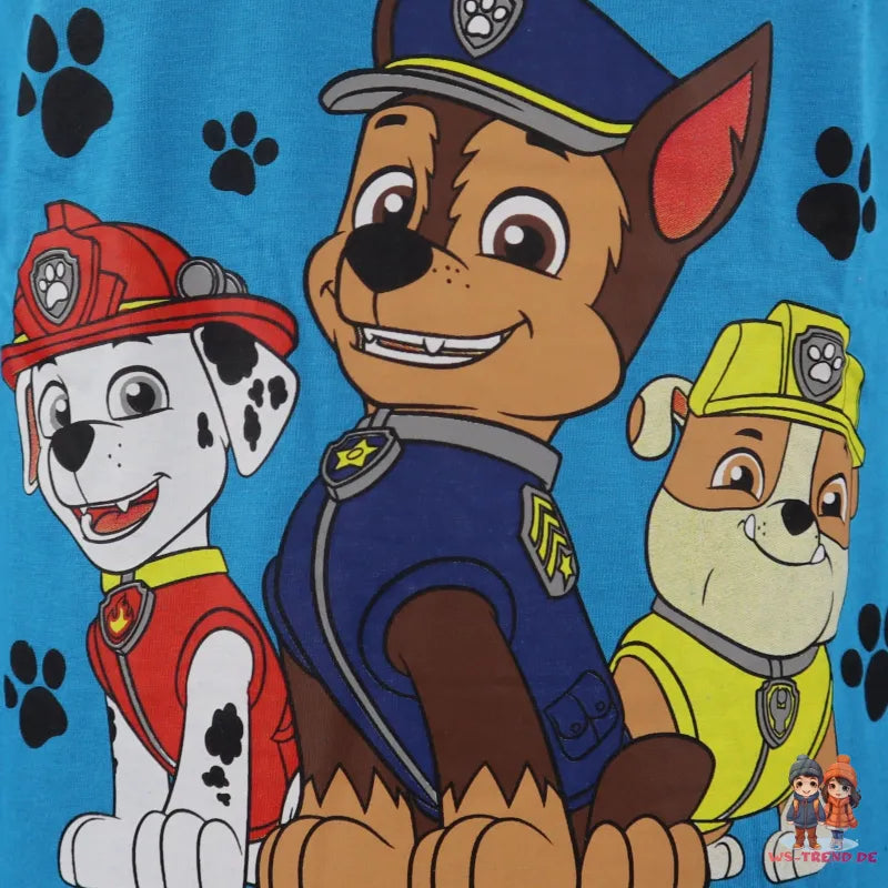 Paw Patrol Jungen Kinder Schlafanzug Pyjama lang - WS-Trend.de Nachtwäsche 98 - 128 Baumwolle