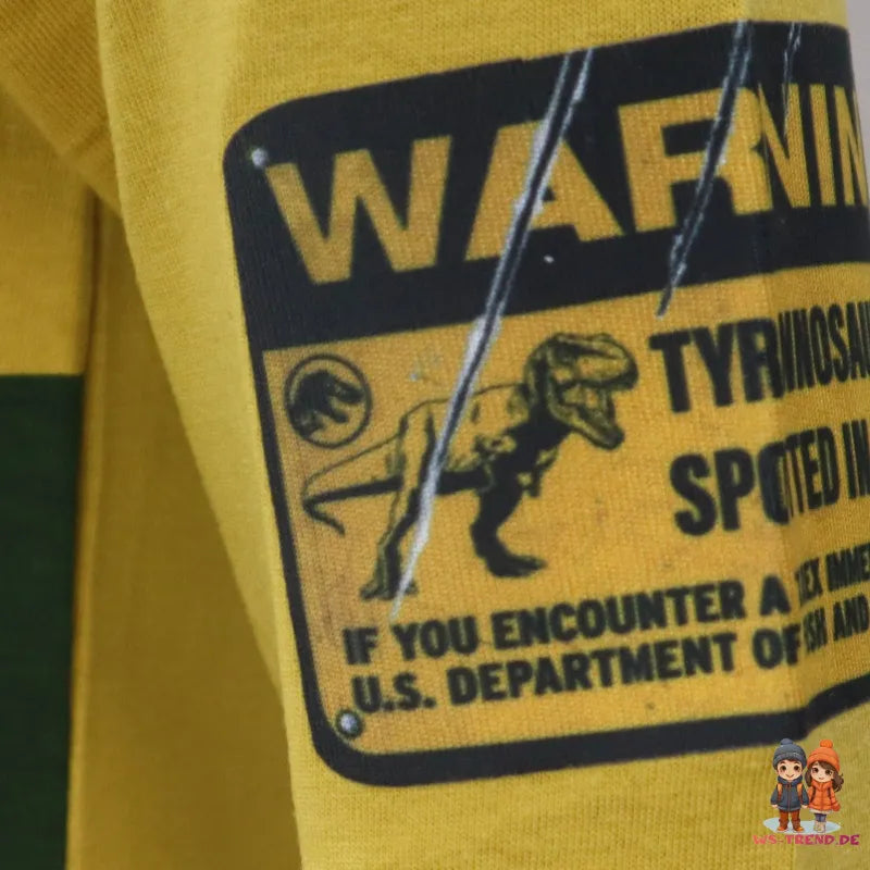 Jurassic World Kinder Jugend langarm T-Shirt - WS-Trend.de T-Rex Jungen Shirt Gr. 134-164 Dinosaurier