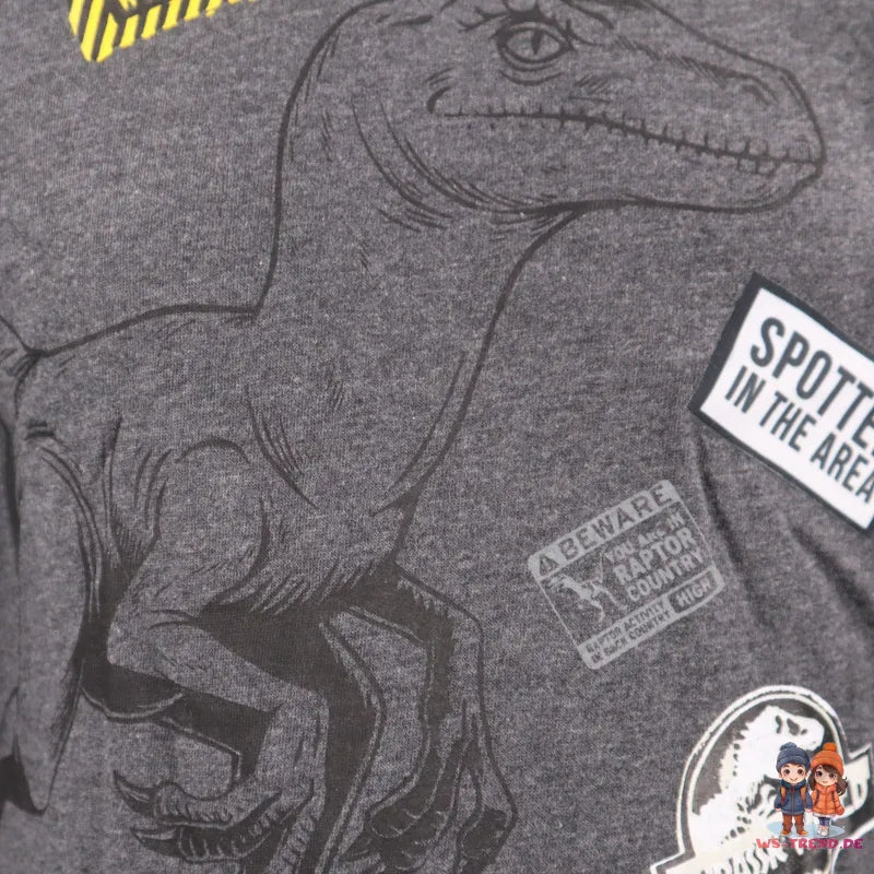 Jurassic World Kinder Jungen langarm T-Shirt - WS-Trend.de T-Rex Shirt Gr. 104-134 Dinosaurier