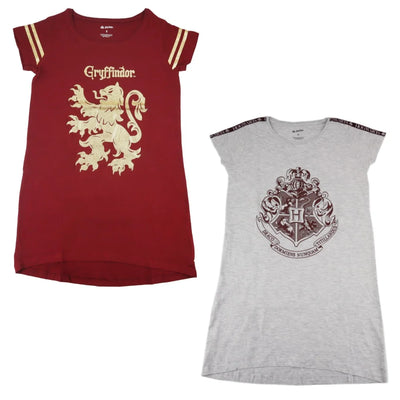 Harry Potter Hogwarts Gryffindor Damen kurzarm Schlafshirt - WS-Trend.de S-XL Baumwolle NEU