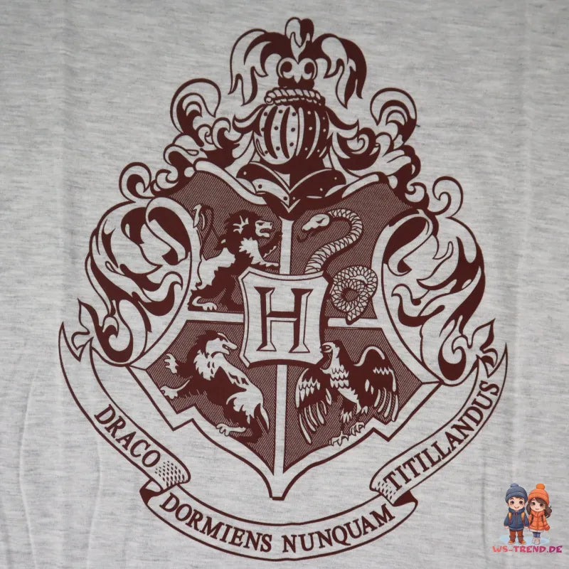 Harry Potter Hogwarts Gryffindor Damen kurzarm Schlafshirt - WS-Trend.de S-XL Baumwolle NEU