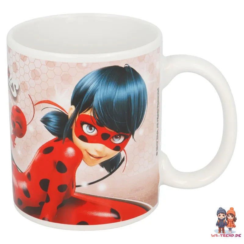 Miraculous Ladybug Cat Noir Teetasse Tasse Kaffeetasse Geschenkidee 325 ml - WS-Trend.de