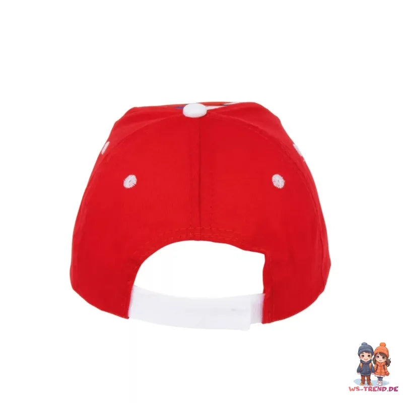 Marvel Spiderman Kinder Basecap - WS-Trend.de Baseball Kappe Mütze Hut Jungen 52/54 Blau Rot