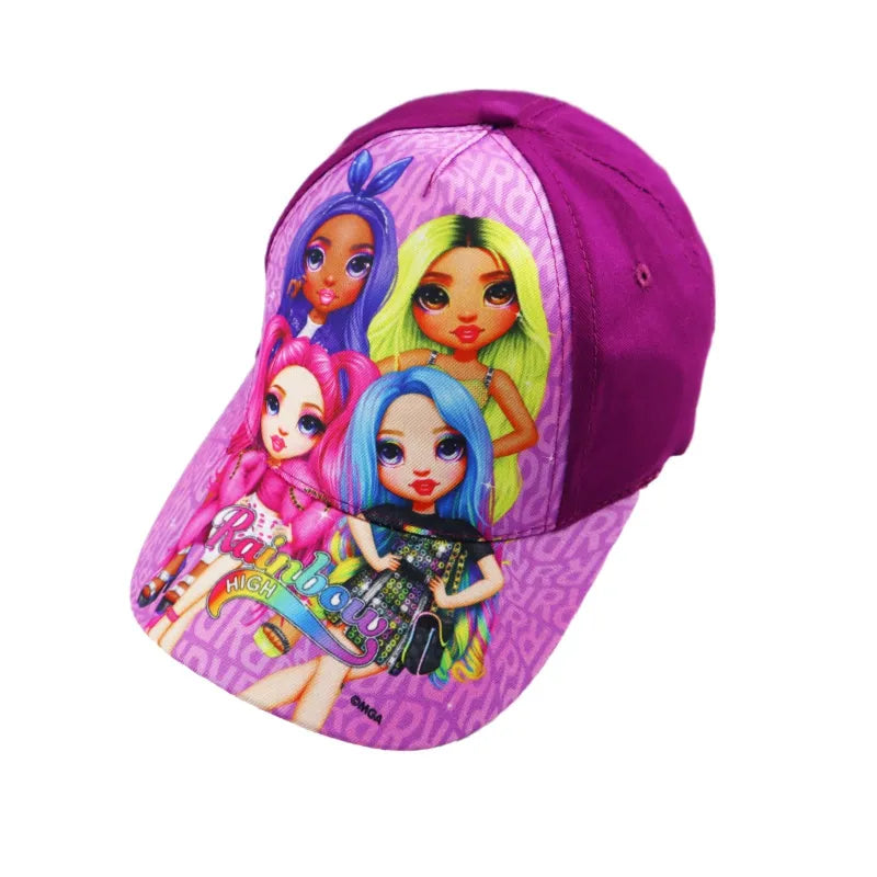Rainbow High Girls - Kinder Mädchen Basecap - WS-Trend.de - Baseball Kappe Mütze 52 54