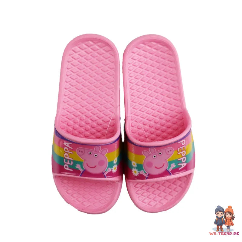 Peppa Wutz - Kinder Sandalen Latschen - WS-Trend.de Pig Mädchen Badeschuhe 23-30
