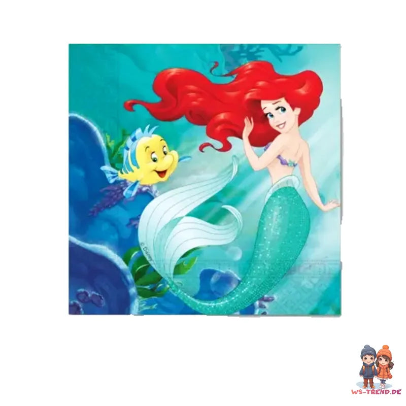 Disney Arielle die Meerjungfrau 36tlg.Geburtstag Deko Set Geschirr Partyset - WS-Trend.de Geburtstag 36 tlg.Geschirr