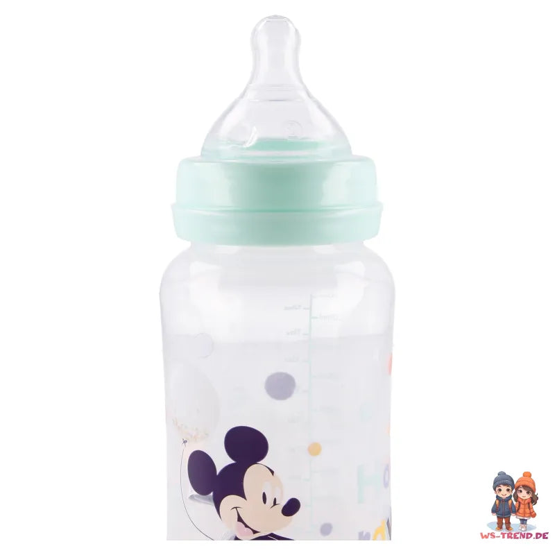 Disney Baby Mickey Maus 2er Set Milchflasche Babyfläschchen ab Monate - WS-Trend.de
